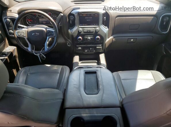 3GCPWDED2LG210714 2020 CHEVROLET SILVERADO Black Widok deski rozdzielczej