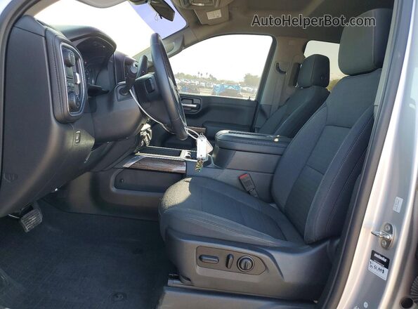 3GCPWDED3LG226873 2020 CHEVROLET SILVERADO Серебряный Вид салона спереди