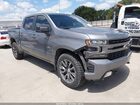 2021 Chevrolet Silverado 1500 2wd  Short Bed Rst Gray vin: 3GCPWDED6MG274823