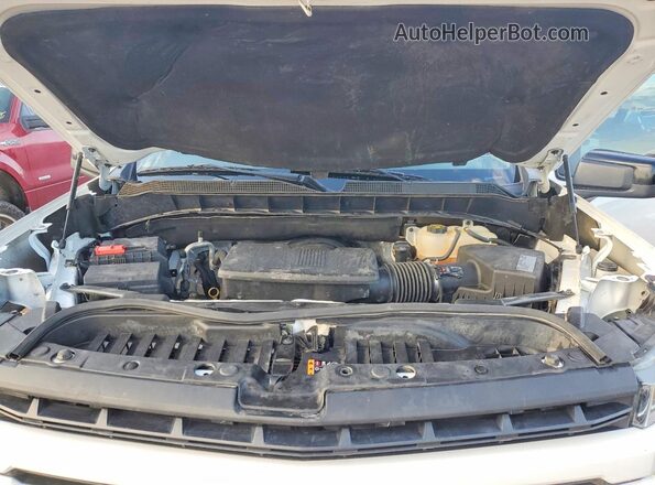 3GCPWDED8KG183291 2019 CHEVROLET SILVERADO White Widok wnętrza z tyłu