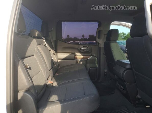 3GCPWDED8KG183291 2019 CHEVROLET SILVERADO White Widok tylnych siedzeń