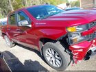 2021 Chevrolet Silverado 1500 4wd  Short Bed Custom Red vin: 3GCPYBEK7MG317532