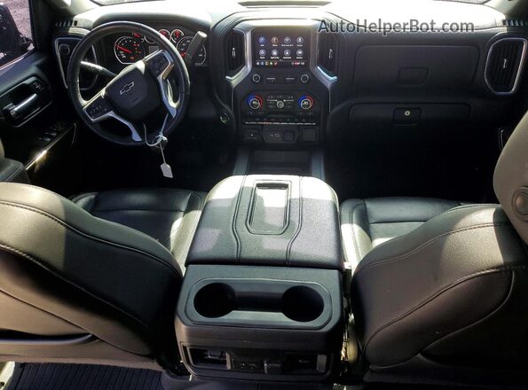 3GCPYFED2LG305537 2020 CHEVROLET SILVERADO Серый Вид панели приборов
