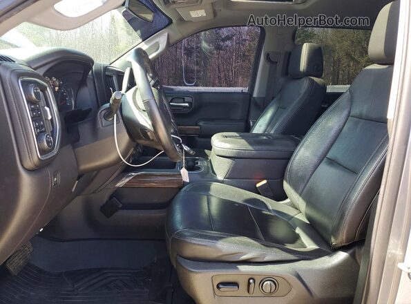 3GCPYFED2LG305537 2020 CHEVROLET SILVERADO Серый Вид салона спереди
