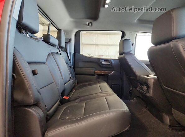 3GCPYFED3KG130794 2019 CHEVROLET SILVERADO Red Widok wnętrza z tyłu