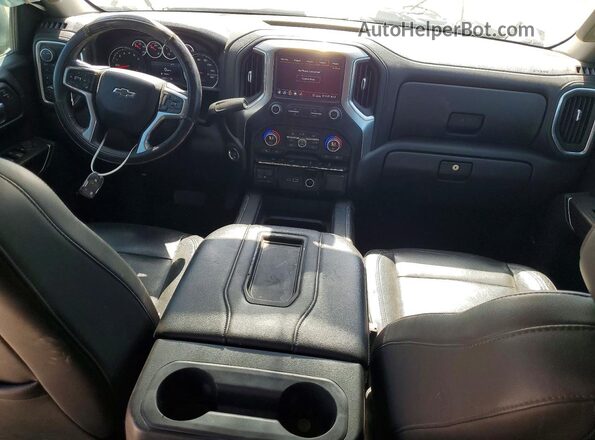 3GCPYFED5LG118826 2020 CHEVROLET SILVERADO Серебряный Вид панели приборов