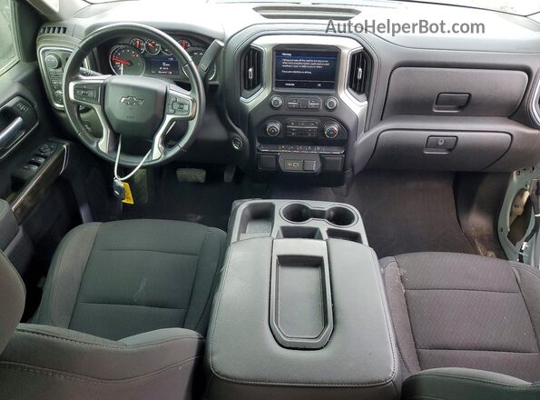 3GCPYFED9LG169441 2020 CHEVROLET SILVERADO Белый Вид панели приборов