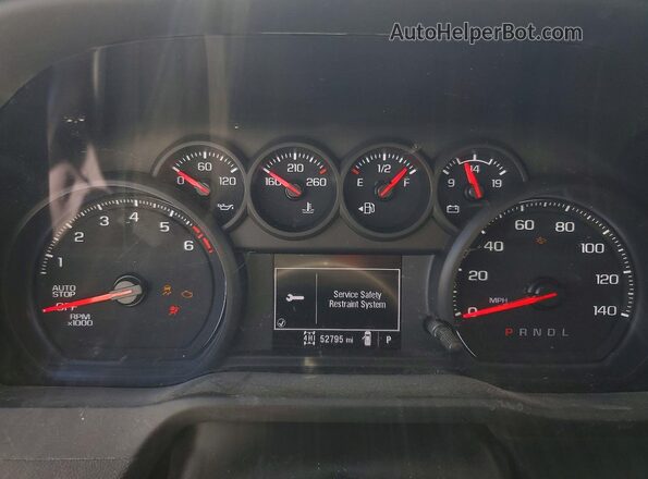 3GCUDAED3PG326906 2023 CHEVROLET 1500 Белый Вид щитка приборов