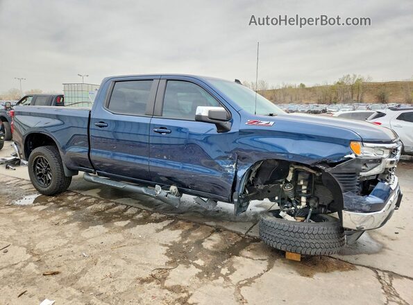 3GCUDDED5NG611881 2022 CHEVROLET SILVERADO Blue Przód prawy