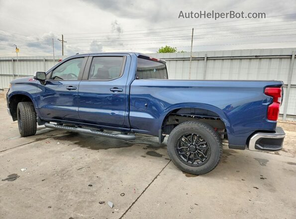 3GCUDDED5NG611881 2022 CHEVROLET SILVERADO Blue Tył lewy
