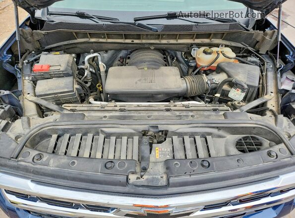3GCUDDED5NG611881 2022 CHEVROLET SILVERADO Blue Widok wnętrza z tyłu