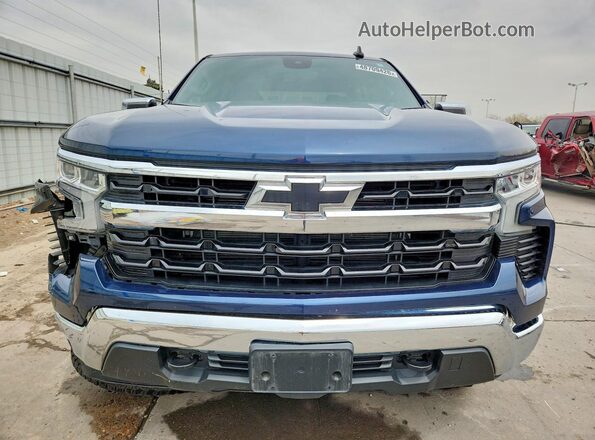 3GCUDDED5NG611881 2022 CHEVROLET SILVERADO Blue Widok z przodu
