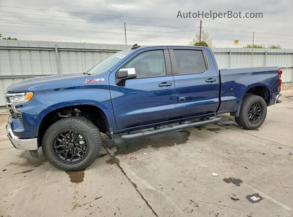 3GCUDDED5NG611881 2022 CHEVROLET SILVERADO Blue Przód lewy