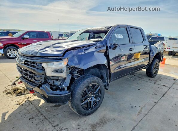 3GCUDFEL5RG251472 2024 CHEVROLET SILVERADO Черный Передняя левая четверть