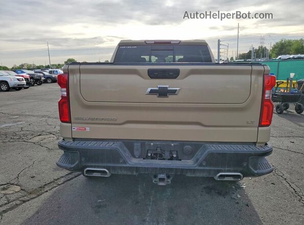 3GCUDFET9NG598734 2022 CHEVROLET SILVERADO Tan Вид ззаду
