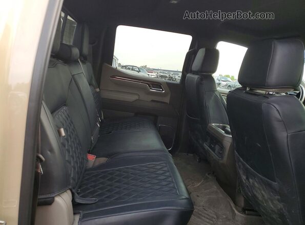 3GCUDFET9NG598734 2022 CHEVROLET SILVERADO Tan Вид задніх сидінь