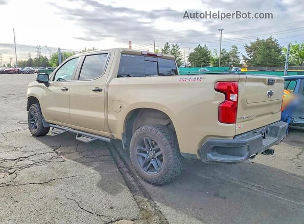 3GCUDFET9NG598734 2022 CHEVROLET SILVERADO Tan Задня ліва чверть