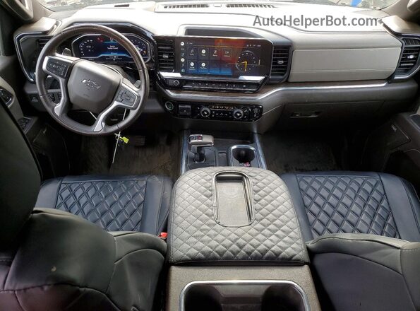 3GCUDFET9NG598734 2022 CHEVROLET SILVERADO Tan Вид панелі приладів