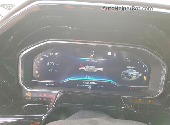 3GCUDFET9NG598734 2022 CHEVROLET SILVERADO Tan Вид щитка приладів