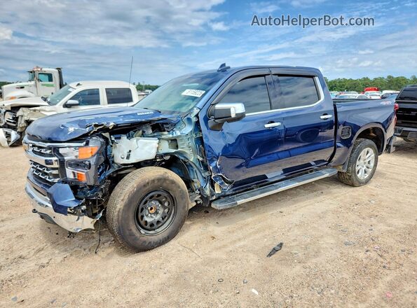 3GCUDGE82PG111734 2023 CHEVROLET SILVERADO Blue Przód lewy