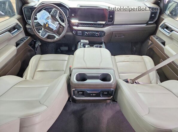 3GCUDGE82PG111734 2023 CHEVROLET SILVERADO Blue Widok deski rozdzielczej