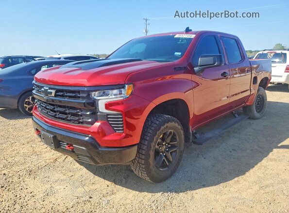 3GCUKFED4SG288775 2025 CHEVROLET SILVERADO Красный Передняя левая четверть