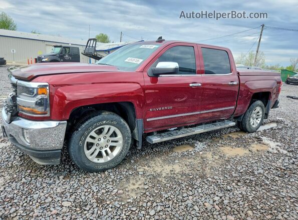 3GCUKREC2GG155190 2016 CHEVROLET SILVERADO Burgundy Front left