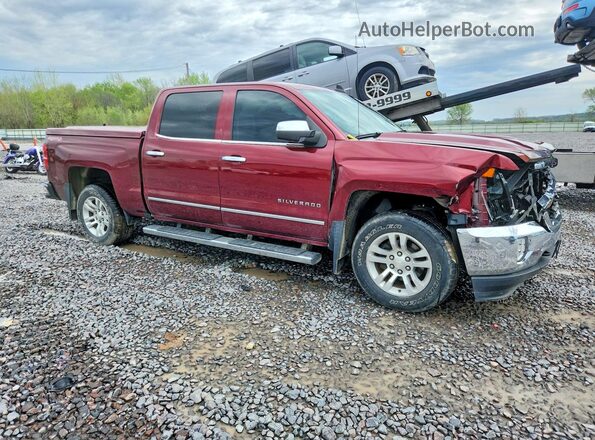 3GCUKREC2GG155190 2016 CHEVROLET SILVERADO Burgundy Front right