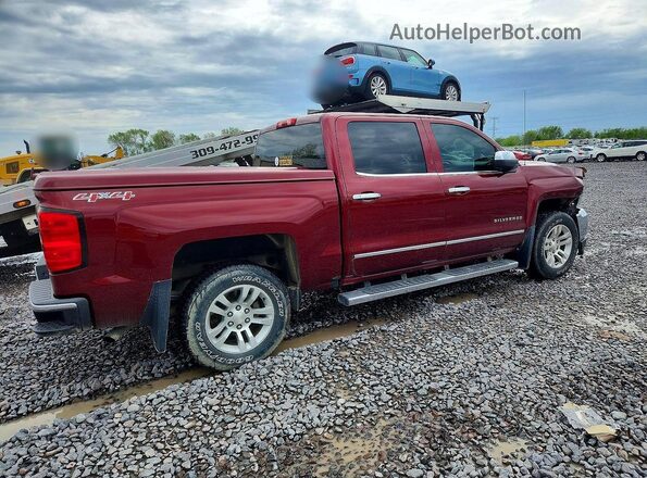 3GCUKREC2GG155190 2016 CHEVROLET SILVERADO Burgundy Rear right