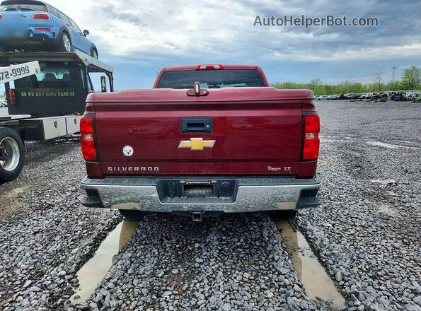 3GCUKREC2GG155190 2016 CHEVROLET SILVERADO Burgundy Rear view