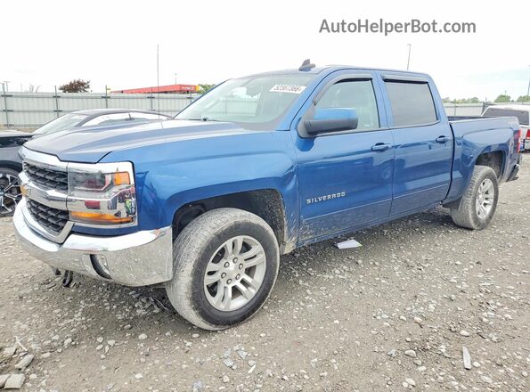 3GCUKREC2HG312590 2017 CHEVROLET SILVERADO Синий Передняя левая четверть