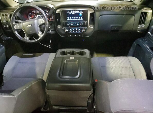 3GCUKREC2JG359897 2018 CHEVROLET SILVERADO Черный Вид панели приборов