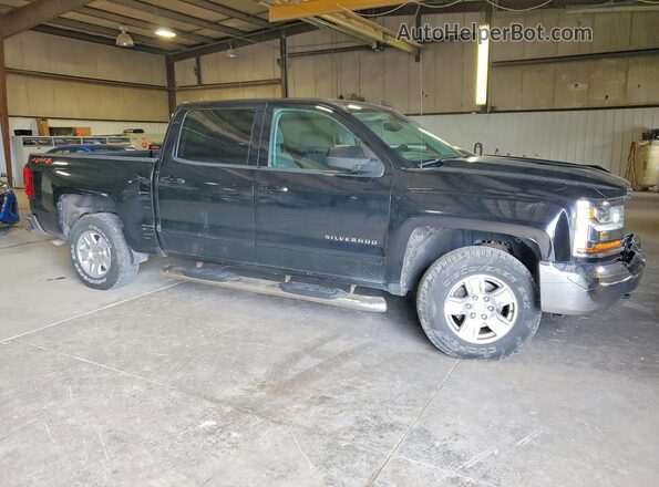 3GCUKREC2JG359897 2018 CHEVROLET SILVERADO Черный Передняя правая четверть