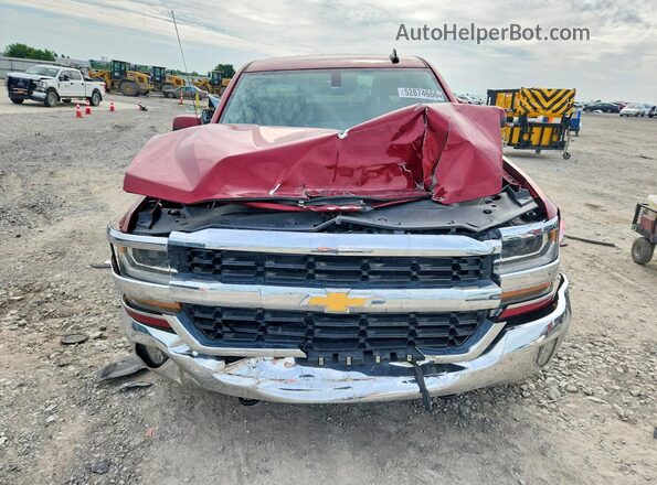 3GCUKREC4JG346178 2018 CHEVROLET SILVERADO Maroon წინა ხედი