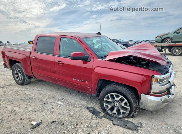 3GCUKREC4JG346178 2018 CHEVROLET SILVERADO Maroon წინა მარჯვენა