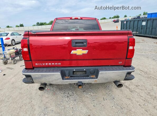 3GCUKREC4JG346178 2018 CHEVROLET SILVERADO Maroon უკანა ხედი