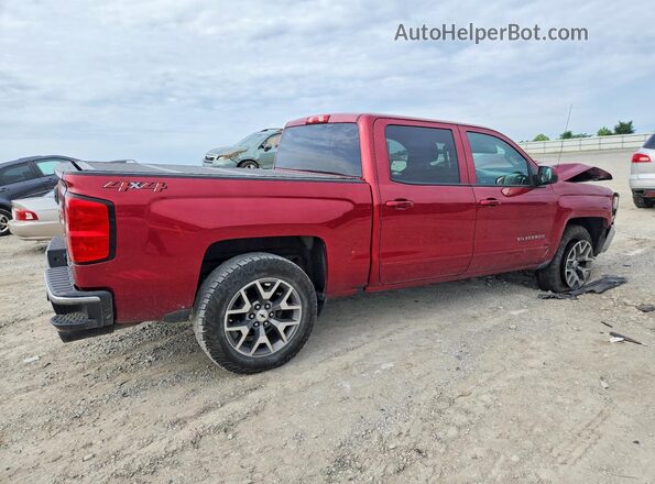 3GCUKREC4JG346178 2018 CHEVROLET SILVERADO Maroon უკანა მარჯვენა