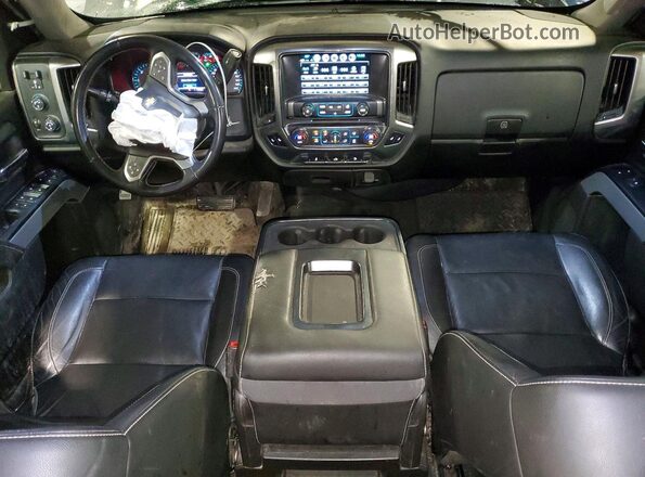 3GCUKREC5HG379409 2017 CHEVROLET SILVERADO Gray Widok deski rozdzielczej