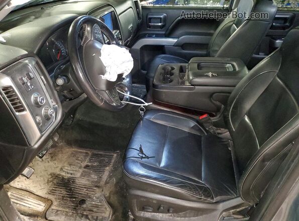 3GCUKREC5HG379409 2017 CHEVROLET SILVERADO Gray Widok wnętrza z przodu