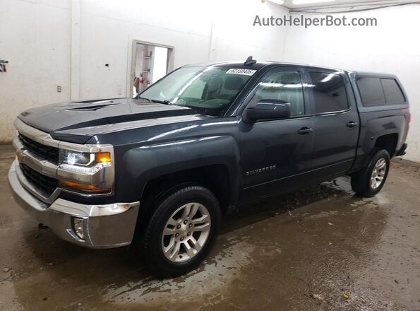 3GCUKREC5JG275069 2018 CHEVROLET SILVERADO Синий Передняя левая четверть