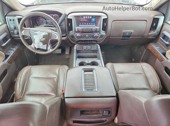 3GCUKREC5JG614705 2018 CHEVROLET SILVERADO White Вид панелі приладів