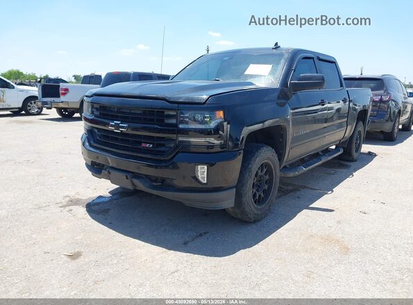 3GCUKREC9JG337248 2018 CHEVROLET SILVERADO Черный Передняя левая четверть