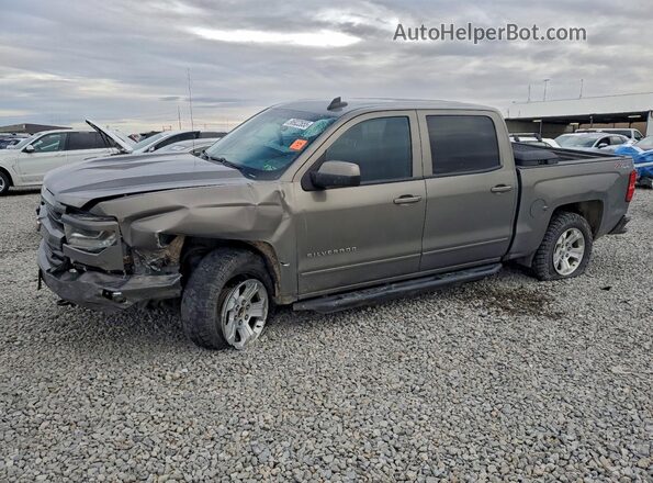3GCUKREH0HG350962 2017 CHEVROLET SILVERADO Gray Առջևի ձախ երեք քառորդ տեսարան