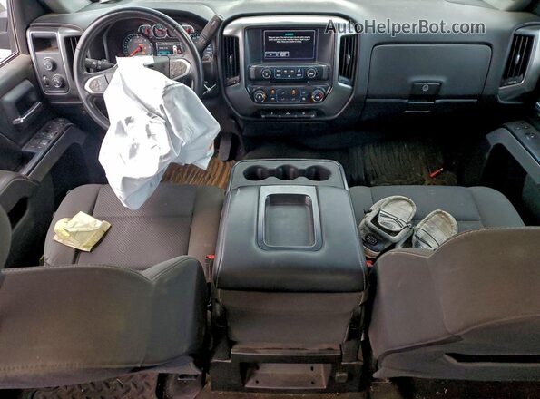 3GCUKREH0HG350962 2017 CHEVROLET SILVERADO Gray Առջևի վահանակի տեսք