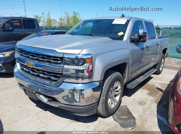 3GCUKSEC2HG458558 2017 CHEVROLET SILVERADO Silver წინა მარცხენა ხედი სამი მეოთხედიდან
