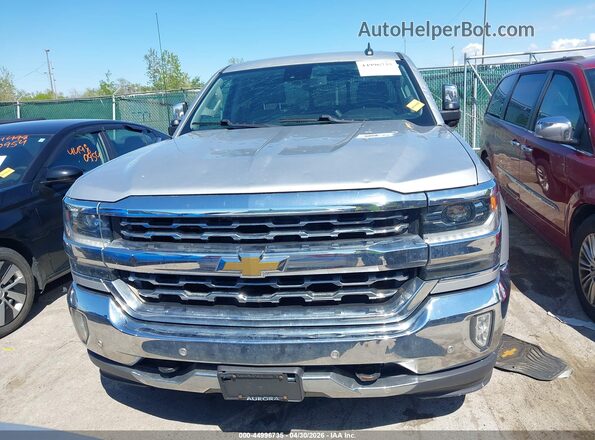 3GCUKSEC2HG458558 2017 CHEVROLET SILVERADO Silver ხელსაწყოთა პანელის ხედი