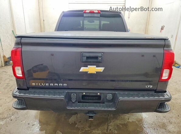 3GCUKSECXGG202201 2016 CHEVROLET SILVERADO Gray Вид ззаду
