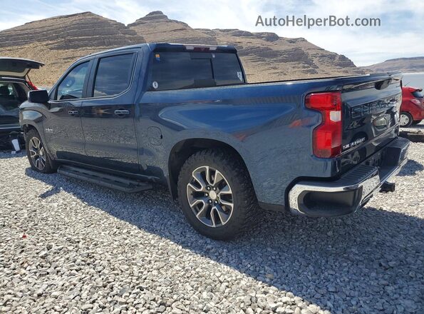 3GCUYDED5LG167077 2020 CHEVROLET SILVERADO Синий Задняя левая четверть