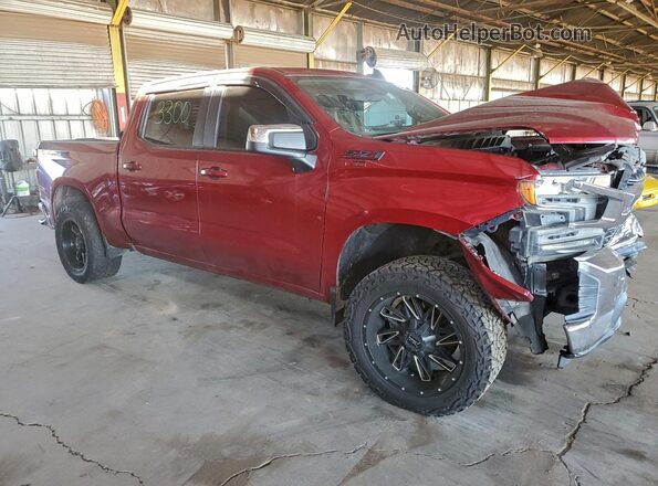3GCUYDED8KG208087 2019 CHEVROLET SILVERADO Burgundy Передня права чверть