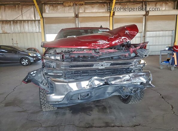 3GCUYDED8KG208087 2019 CHEVROLET SILVERADO Burgundy Вид спереду
